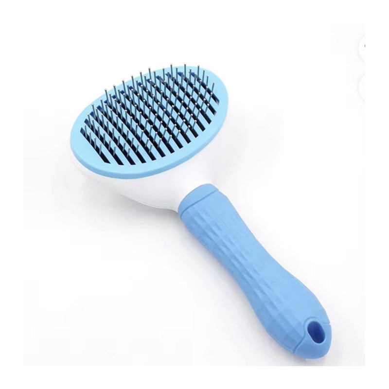 Brosse autonettoyante pour chien et chat