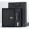 Coffret cadeau de luxe : carnet, stylo et clé USB