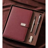 Coffret cadeau de luxe : carnet, stylo et clé USB