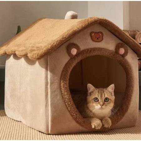 Maison luxueuse pour chat et chien - Couchage